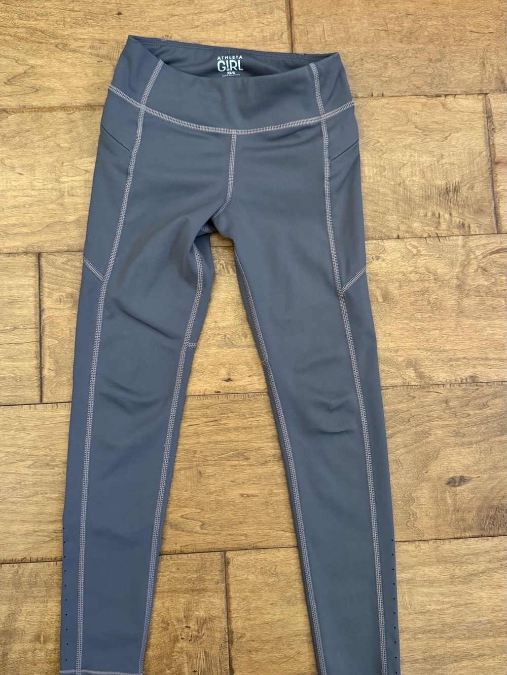 Athleta Girl XS/6 Grey Performance Leggings for Kids